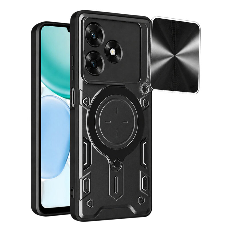 Husa Honor X5c Plus Techsuit CamGuard Pro, negru