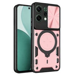 Husa Oppo Reno14 Techsuit CamGuard Pro, roz auriu