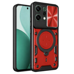 Husa Oppo Reno14 Techsuit CamGuard Pro, rosu