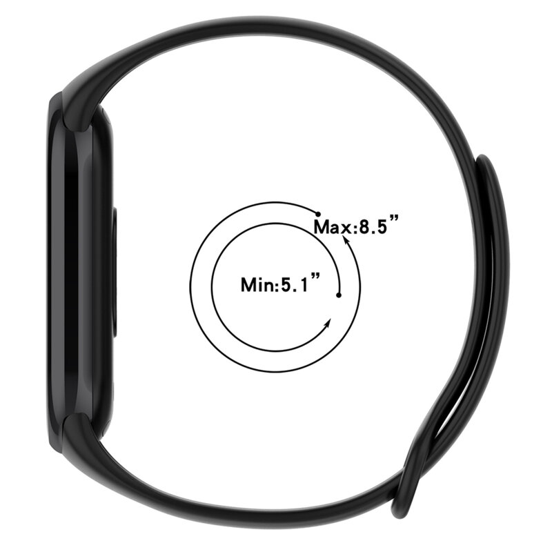 Bratara Xiaomi Mi Band 8 NFC Techsuit, bleu, W014
