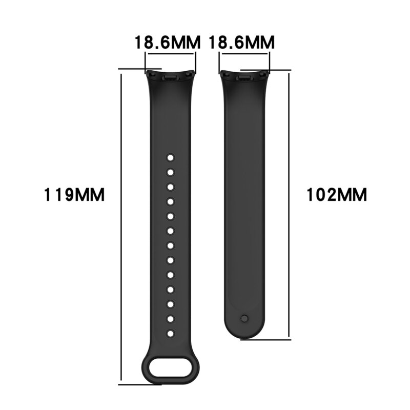 Bratara Xiaomi Mi Band 9 Techsuit, bleu, W014