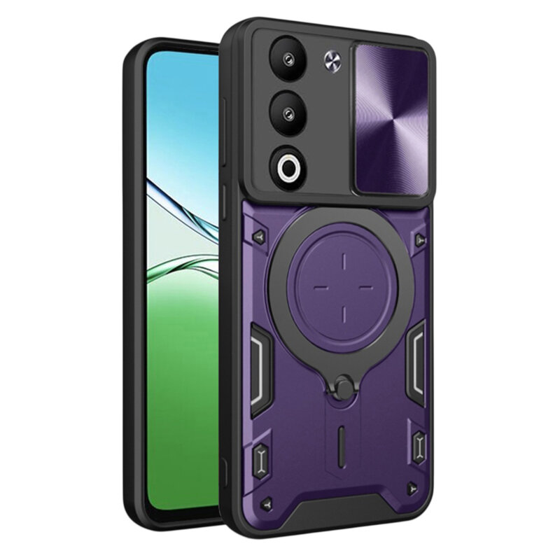 Husa Oppo A5 5G Techsuit CamGuard Pro, mov