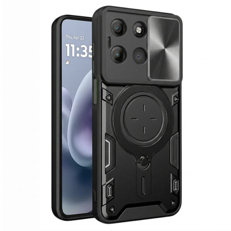 Husa Motorola Moto G86 Power Techsuit CamGuard Pro, negru
