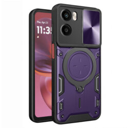 Husa Motorola Moto E15 Techsuit CamGuard Pro, mov