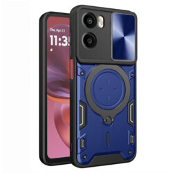 Husa Motorola Moto E15 Techsuit CamGuard Pro, albastru