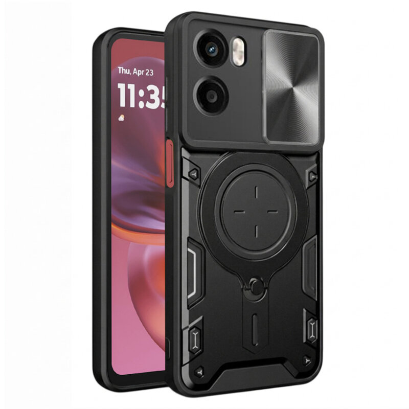 Husa Motorola Moto G05 Techsuit CamGuard Pro, negru