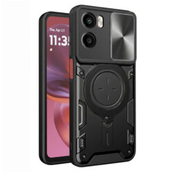 Husa Motorola Moto E15 Techsuit CamGuard Pro, negru