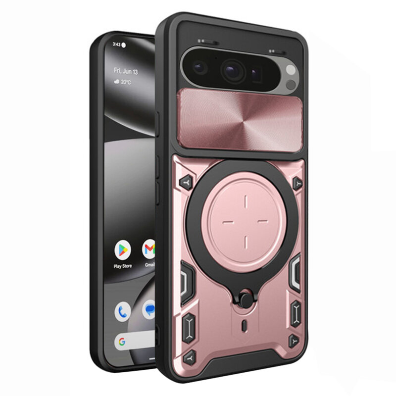 Husa Google Pixel 10 Pro XL Techsuit CamGuard Pro, roz auriu