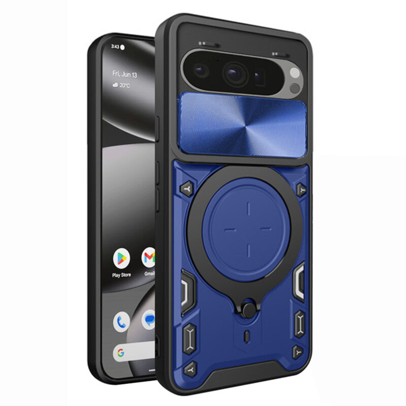 Husa Google Pixel 10 Pro XL Techsuit CamGuard Pro, albastru