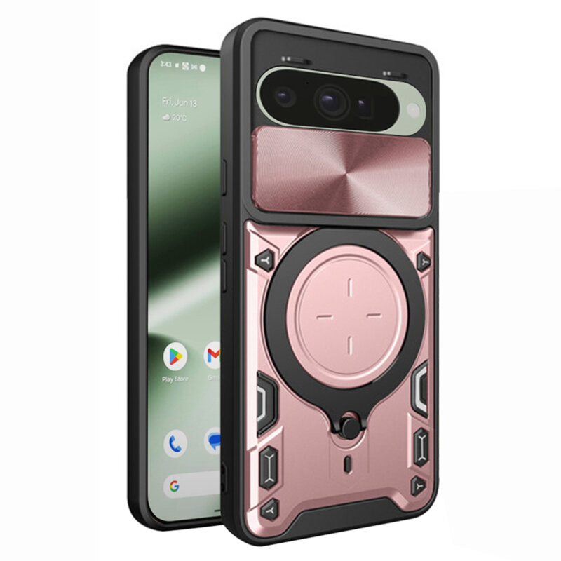 Husa Google Pixel 10 Techsuit CamGuard Pro, roz auriu