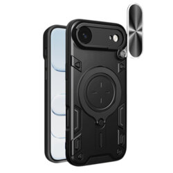 Husa iPhone 17 Air Techsuit CamGuard Pro, negru