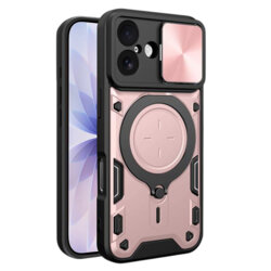Husa iPhone 17 Techsuit CamGuard Pro, roz auriu