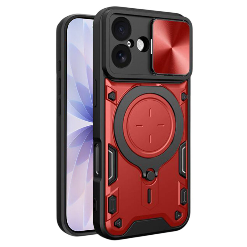 Husa iPhone 17 Techsuit CamGuard Pro, rosu