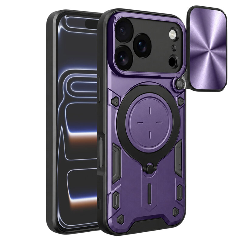 Husa iPhone 17 Pro Techsuit CamGuard Pro, mov