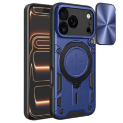 Husa iPhone 17 Pro Max Techsuit CamGuard Pro, albastru