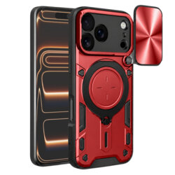 Husa iPhone 17 Pro Max Techsuit CamGuard Pro, rosu