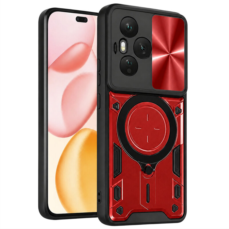Husa Honor 400 Pro Techsuit CamGuard Pro, rosu
