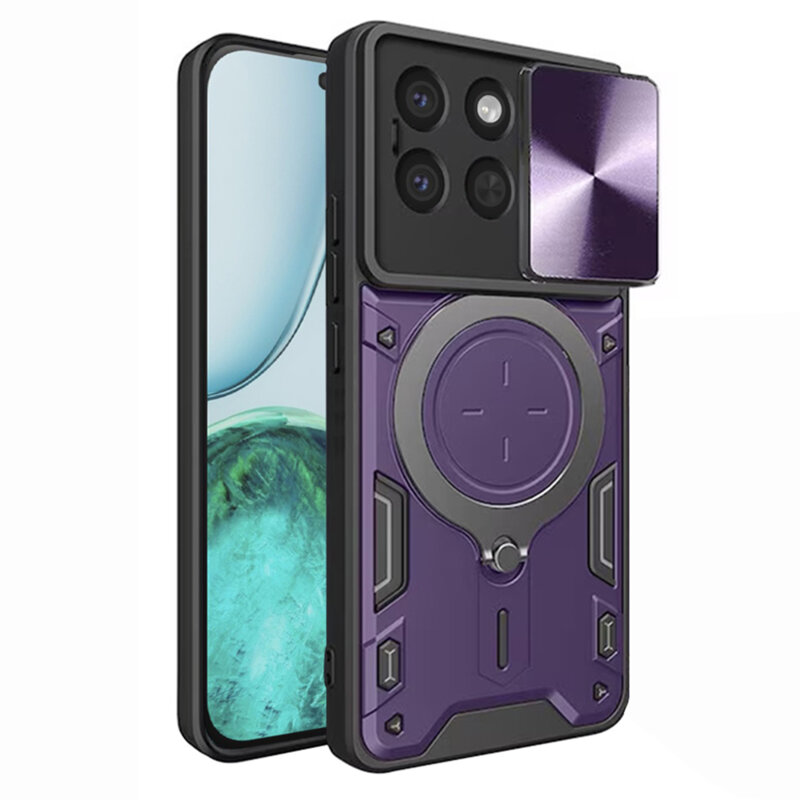 Husa Honor X8c Techsuit CamGuard Pro, mov