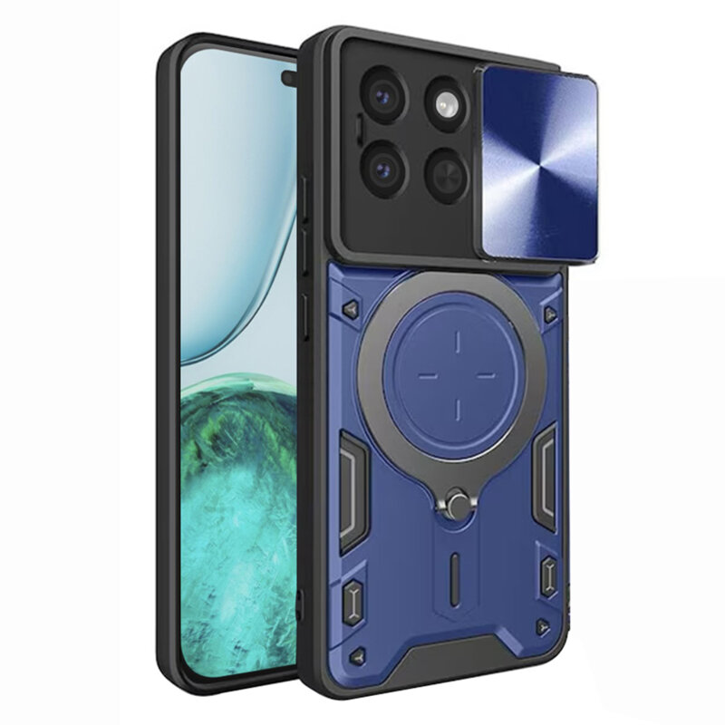 Husa Honor X8c Techsuit CamGuard Pro, albastru