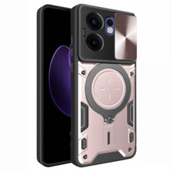 Husa Oppo Reno13 F 5G Techsuit CamGuard Pro, roz auriu