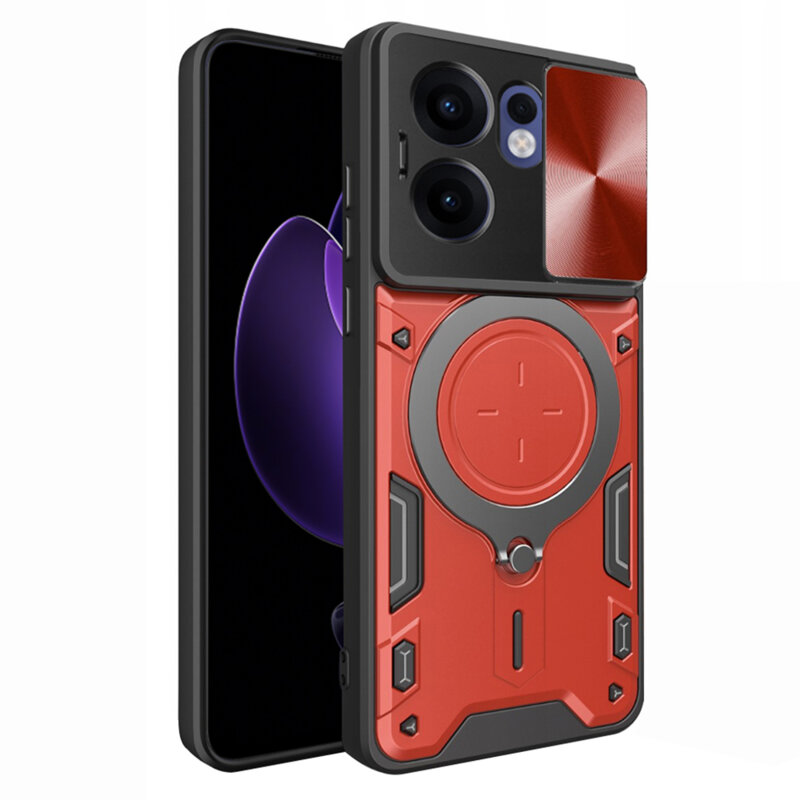 Husa Oppo Reno13 F 5G Techsuit CamGuard Pro, rosu