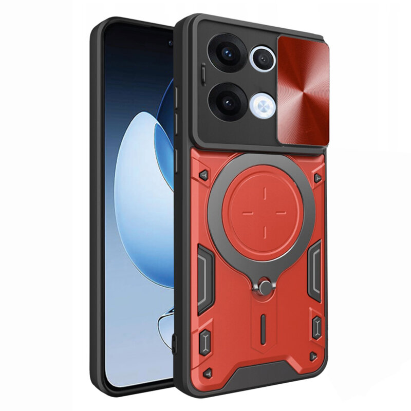 Husa Oppo Reno13 Techsuit CamGuard Pro, rosu