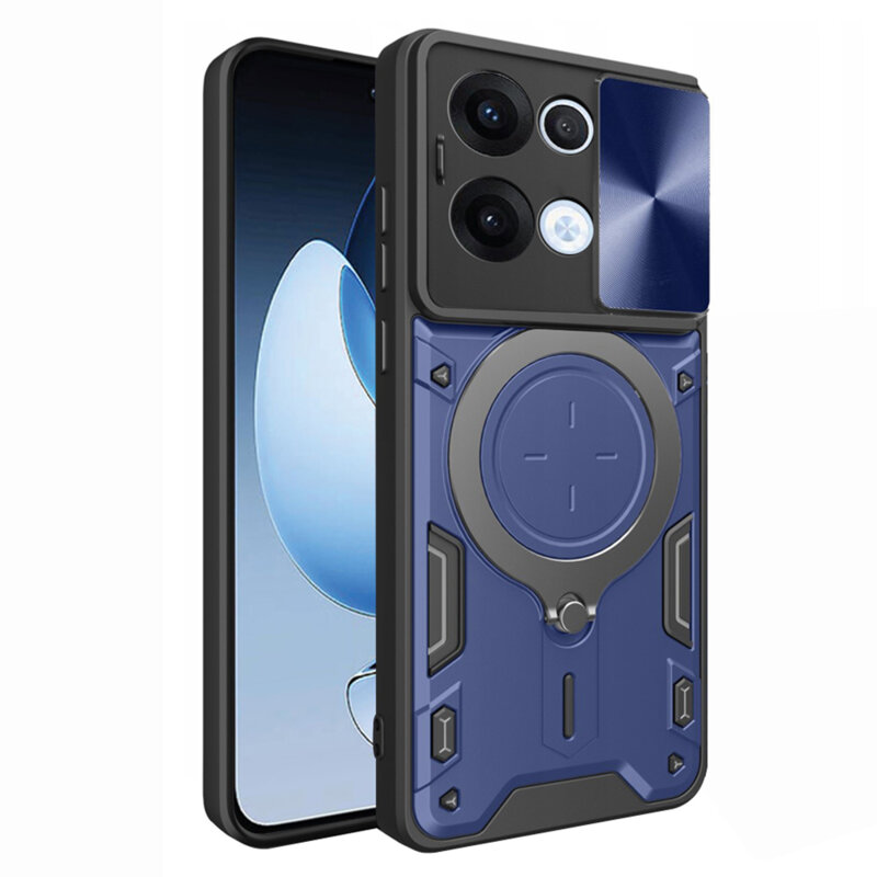 Husa Oppo Reno13 Techsuit CamGuard Pro, albastru