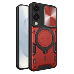 Husa Samsung Galaxy S25 Edge Techsuit CamGuard Pro, rosu