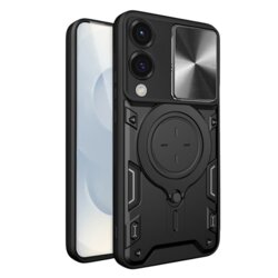 Husa Samsung Galaxy S25 Edge Techsuit CamGuard Pro, negru