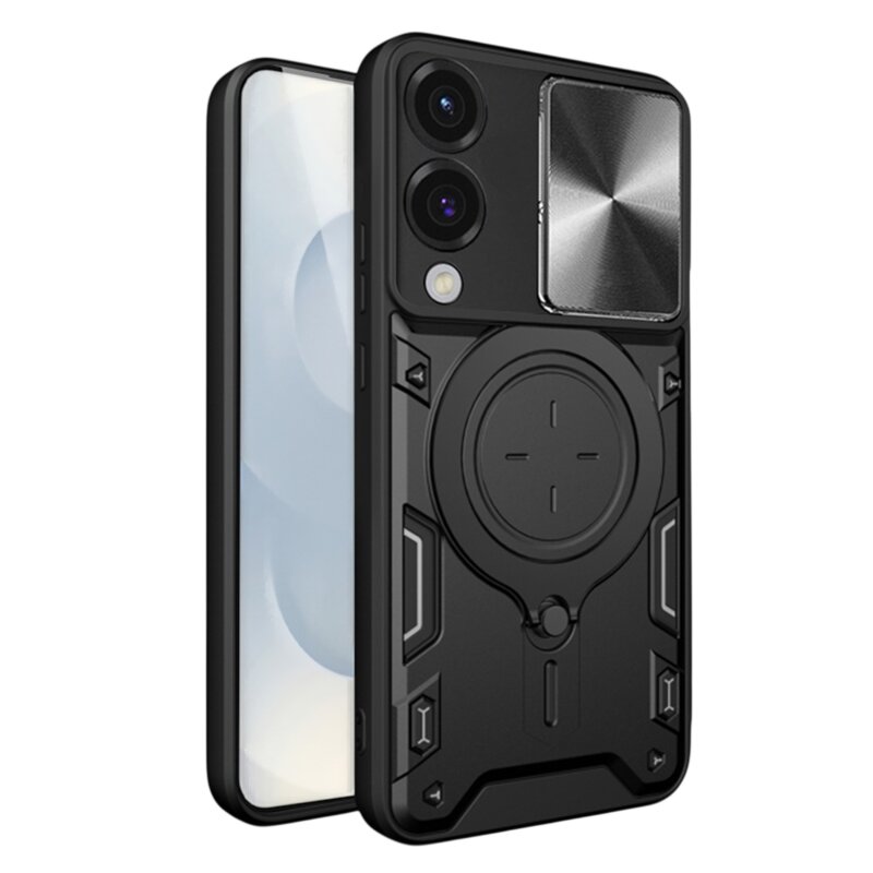 Husa Samsung Galaxy S25 Edge Techsuit CamGuard Pro, negru