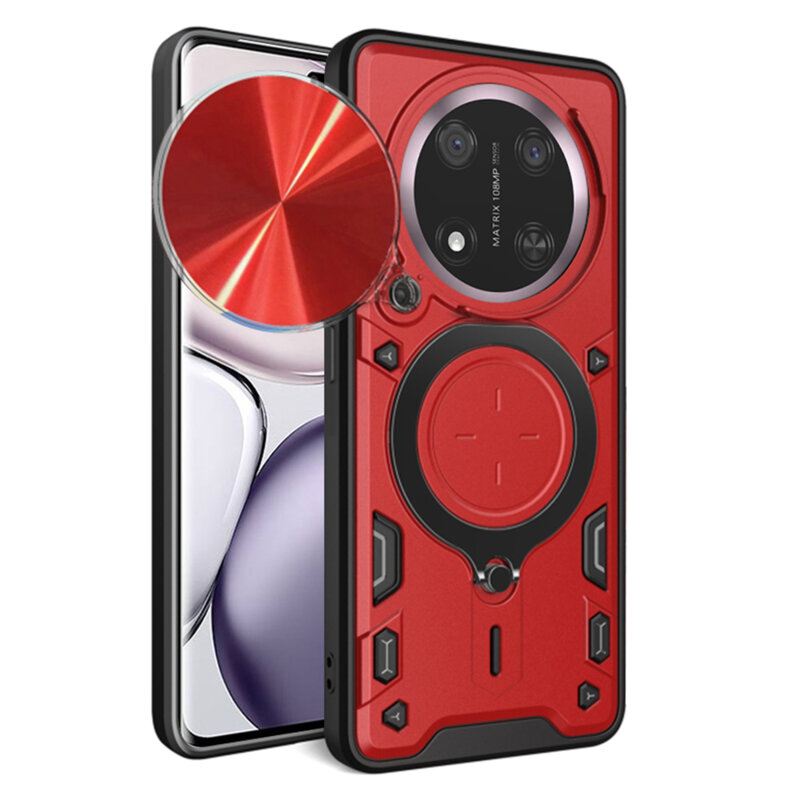 Husa Honor Magic7 Lite Techsuit CamGuard Pro, rosu