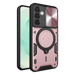 Husa Samsung Galaxy S25 Plus Techsuit CamGuard Pro, roz auriu