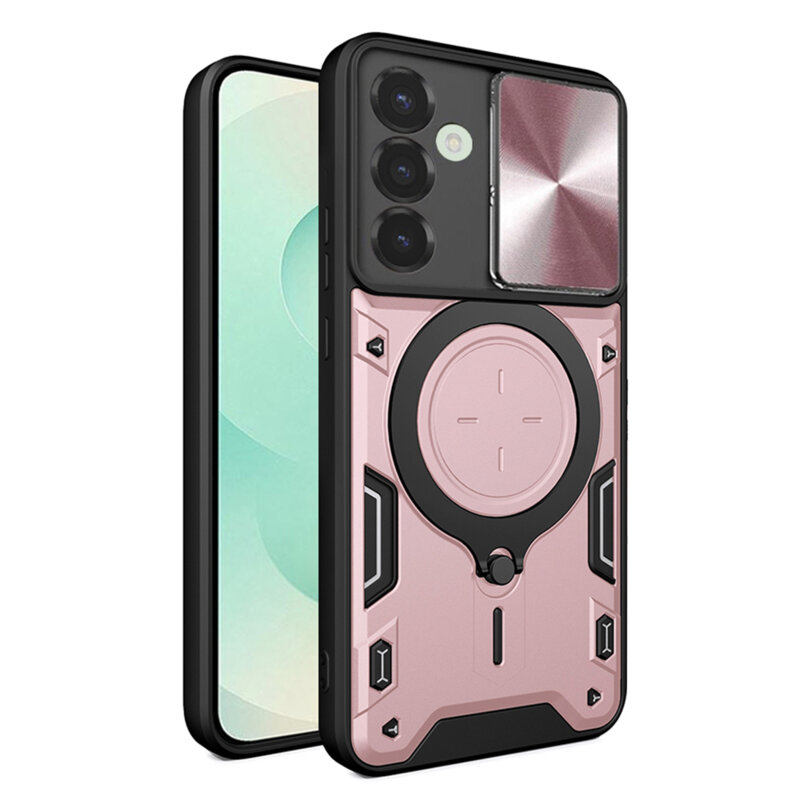Husa Samsung Galaxy S25 Plus Techsuit CamGuard Pro, roz auriu