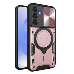 Husa Samsung Galaxy S25 Techsuit CamGuard Pro, roz auriu
