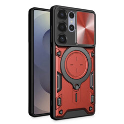 Husa Samsung Galaxy S25 Ultra Techsuit CamGuard Pro, rosu