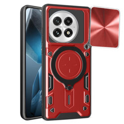 Husa OnePlus 13 Techsuit CamGuard Pro, rosu