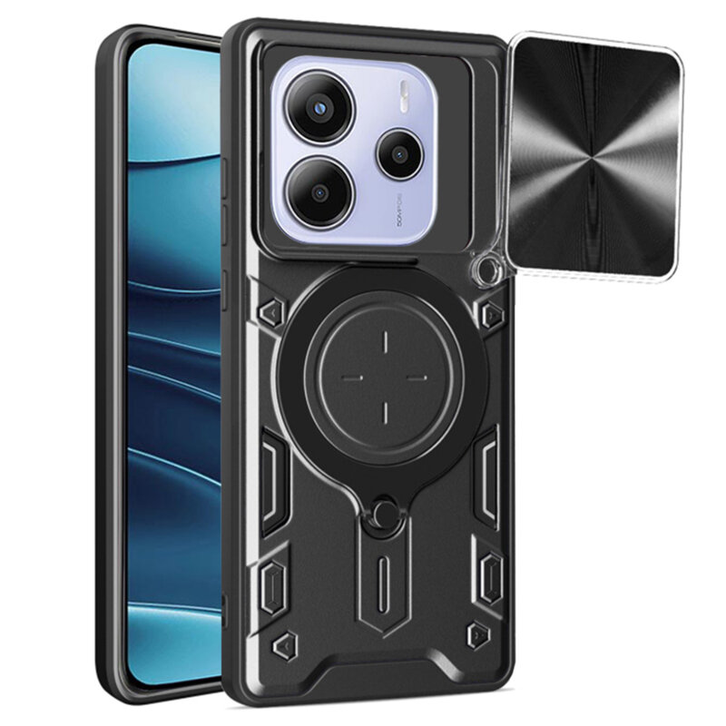 Husa Xiaomi Redmi Note 14 5G Techsuit CamGuard Pro, negru