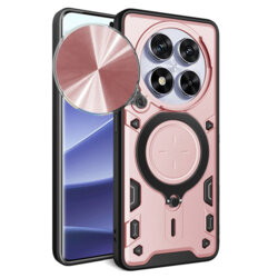 Husa Xiaomi Redmi Note 14 Pro 5G Techsuit CamGuard Pro, roz auriu
