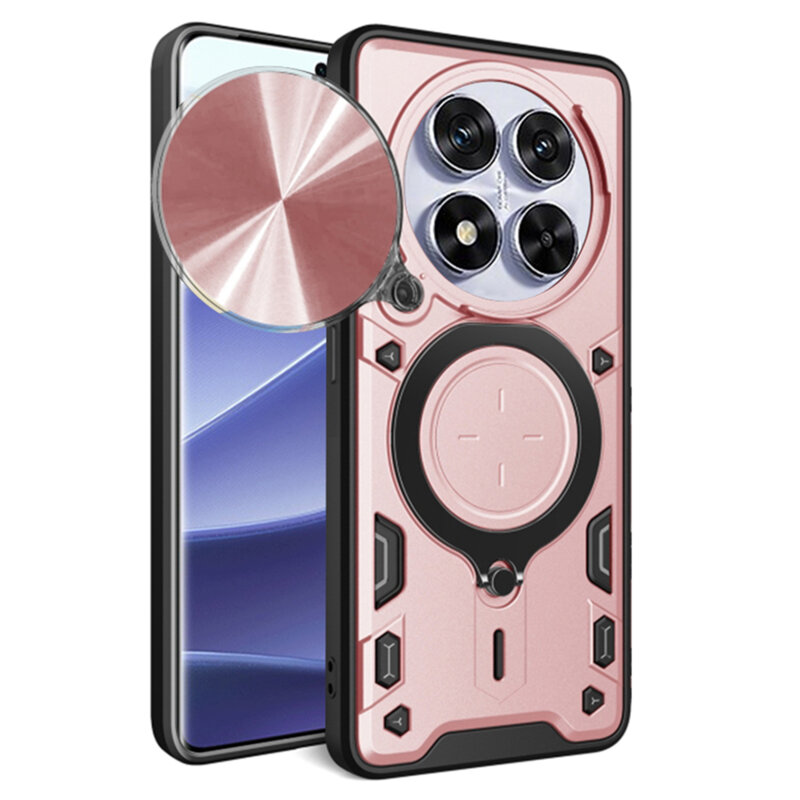 Husa Xiaomi Redmi Note 14 Pro 5G Techsuit CamGuard Pro, roz auriu