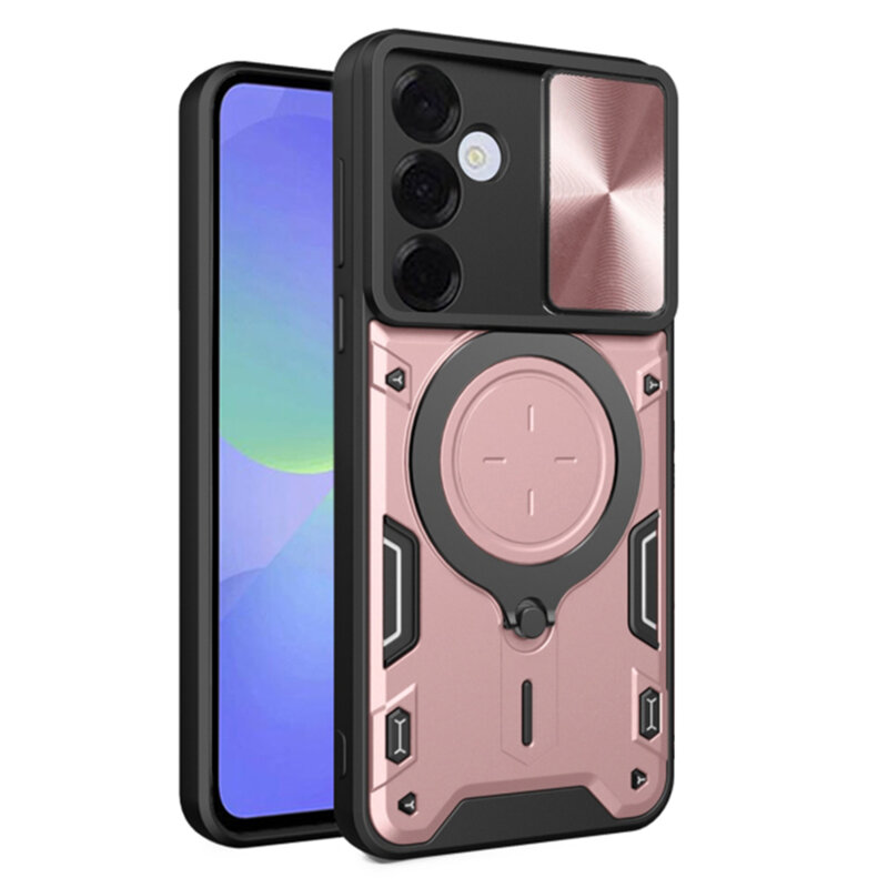 Husa Samsung Galaxy A36 5G Techsuit CamGuard Pro, roz auriu