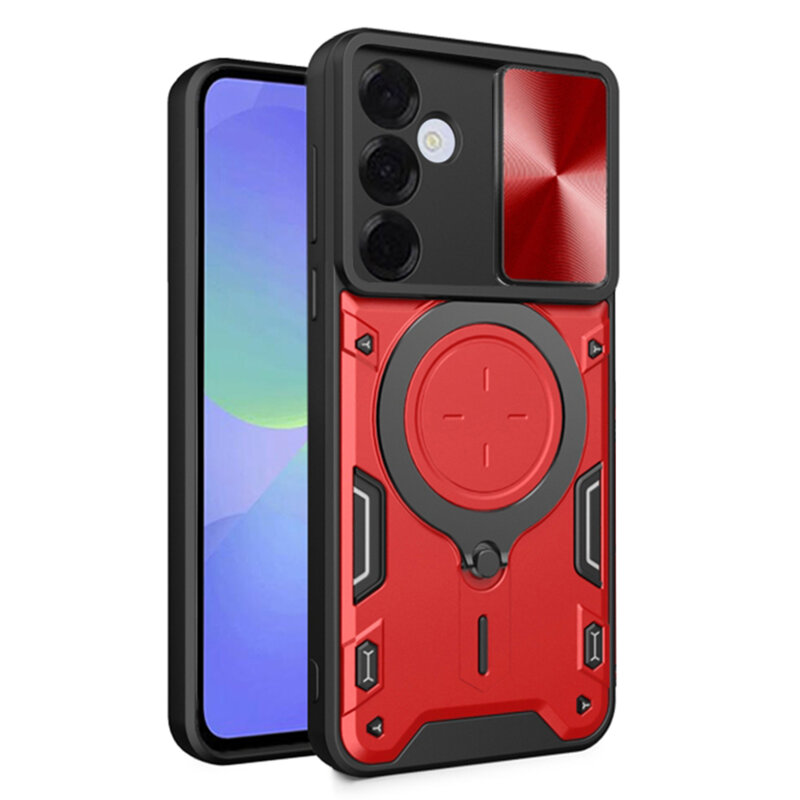 Husa Samsung Galaxy A36 5G Techsuit CamGuard Pro, rosu