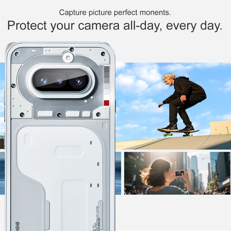 Folie camera Nothing Phone (4a) Techsuit Full Glass, negru
