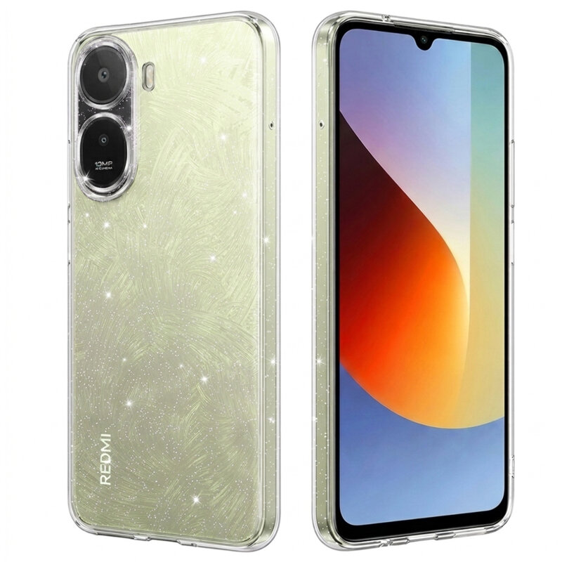 Husa sclipici Xiaomi Redmi A7 Pro 4G Techsuit SparkleSkin, transparenta