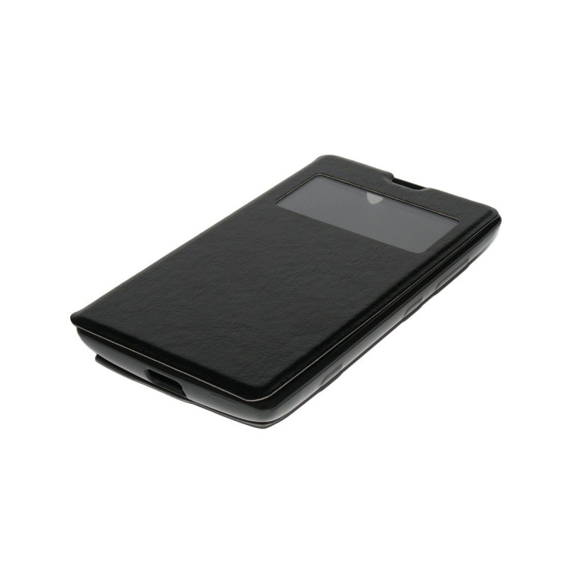 Husa Microsoft Lumia 520 Toc Flip Carte Negru BNG