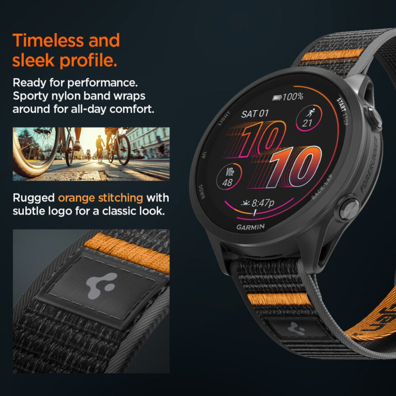 Curea Xiaomi Watch S1 Active Spigen Athlex Air, negru