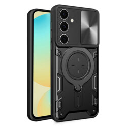 Husa Samsung Galaxy S24 FE Techsuit CamGuard Pro, negru