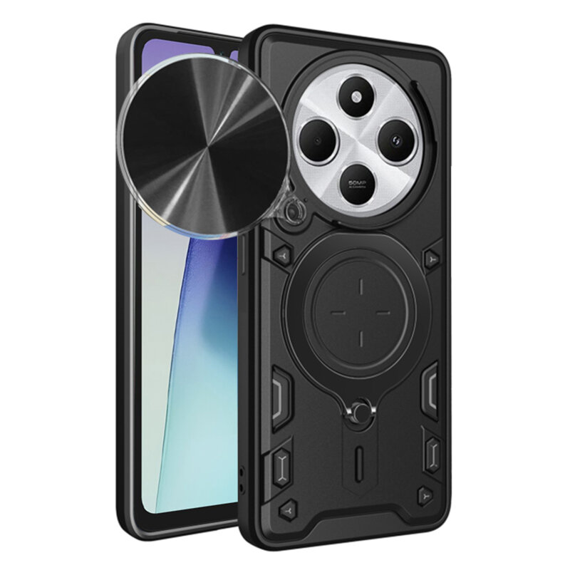 Husa Xiaomi Poco C75 Techsuit CamGuard Pro, negru