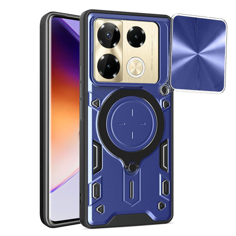Husa Infinix Note 40 Pro+ Techsuit CamGuard Pro, albastru