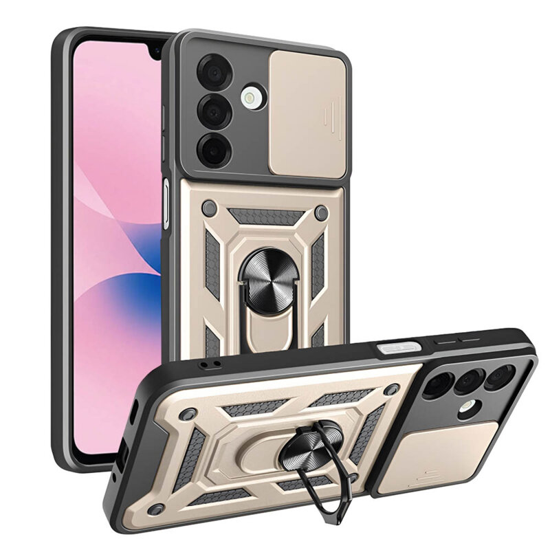 Husa Samsung Galaxy A27 5G protectie camera Techsuit CamShield Series, auriu