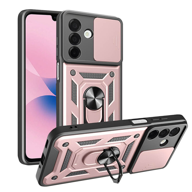 Husa Samsung Galaxy A27 5G protectie camera Techsuit CamShield Series, roz
